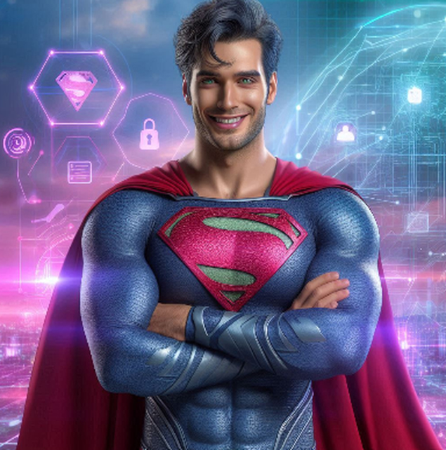 Knowledge worker using AI tools for productivity Superman of AI nivrt